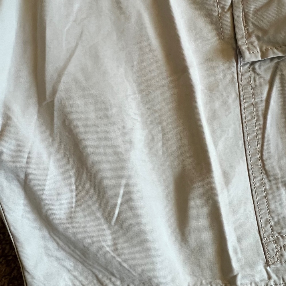 Napapijri Geographic Mens Khaki Beige Cargo Shorts Pockets Casual Size 36 0589 - Picture 7 of 8